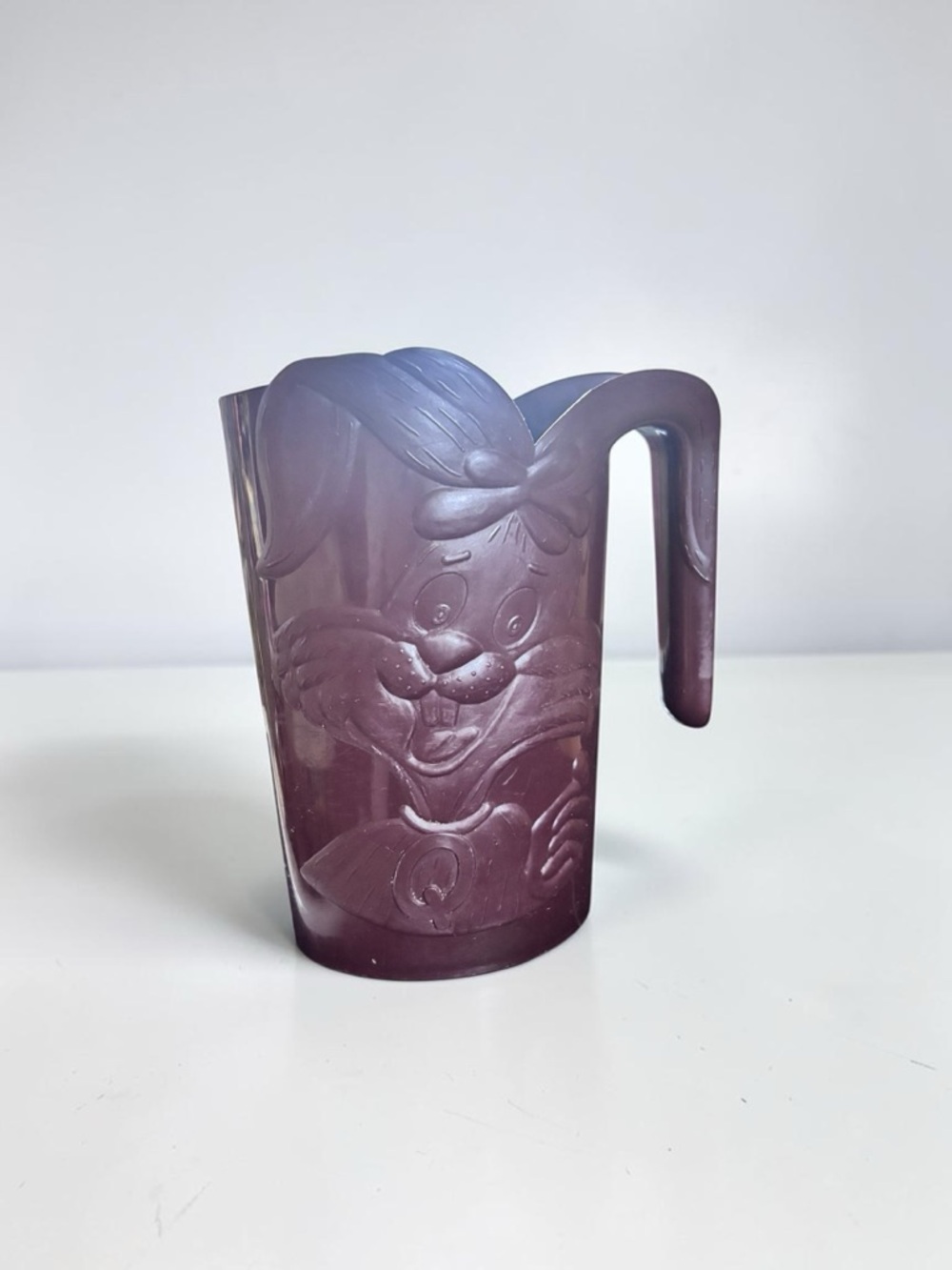Vintage Nestle Quik Bunny Cup Plastic Mug Brown Promo Canada